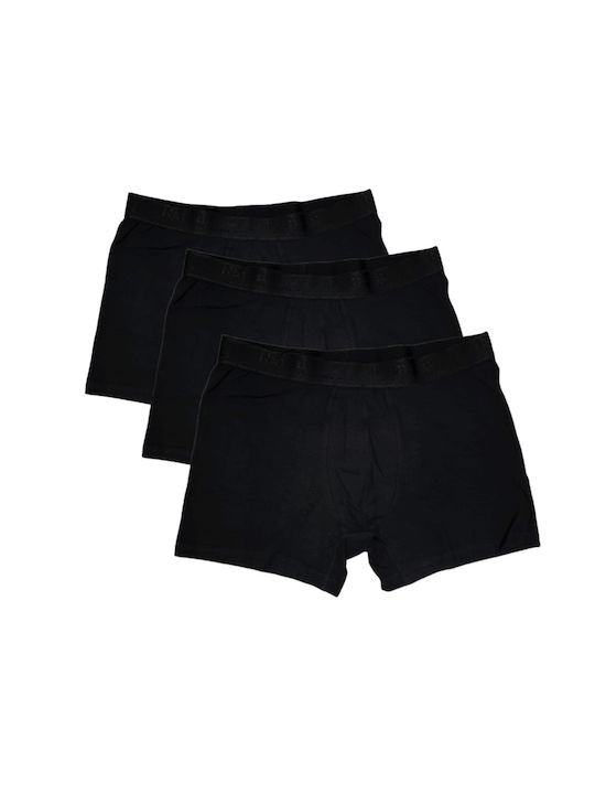 Slipuri pentru bărbați Black 3Pachet