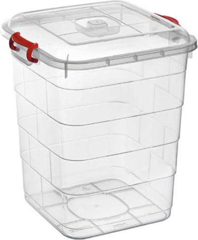 SDS Kunststoff Aufbewahrungsboxen mit Deckel 35lt
