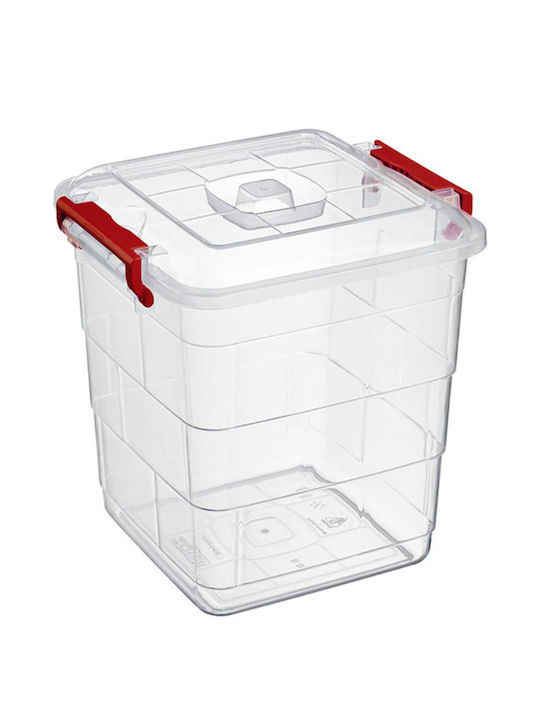SDS Plastic Storage Box with Lid 21lt 1pcs