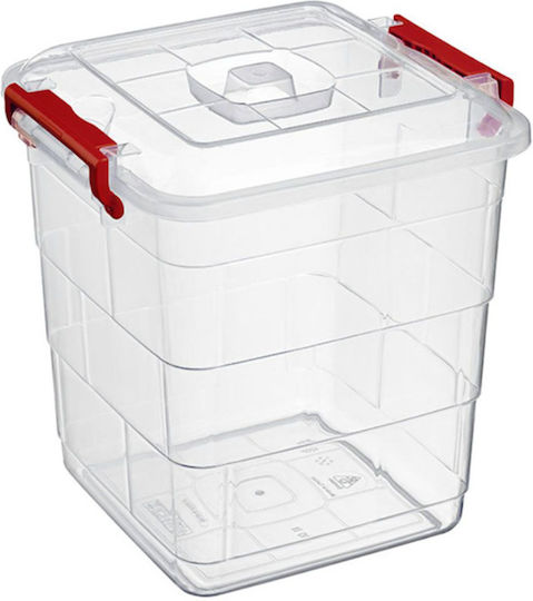 SDS Plastic Storage Box with Lid 21lt 1pcs