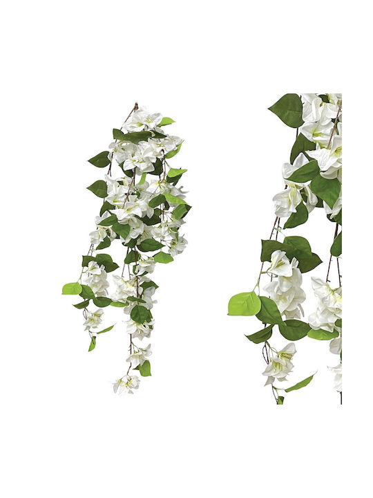 Marhome Hängende Wurzel Weiße Bougainvillea Blumen Y122cm 12/72kib 00-40014-3