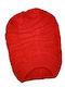 Beanie Unisex Σκούφος Πλεκτός σε Μπορντό χρώμα