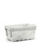 ArteLibre Coș de Depozitare Din paie Gri 28x17x13cm 1buc