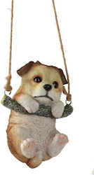 Easter Ornament Polyester Brown 15x11.5x10cm Puppy