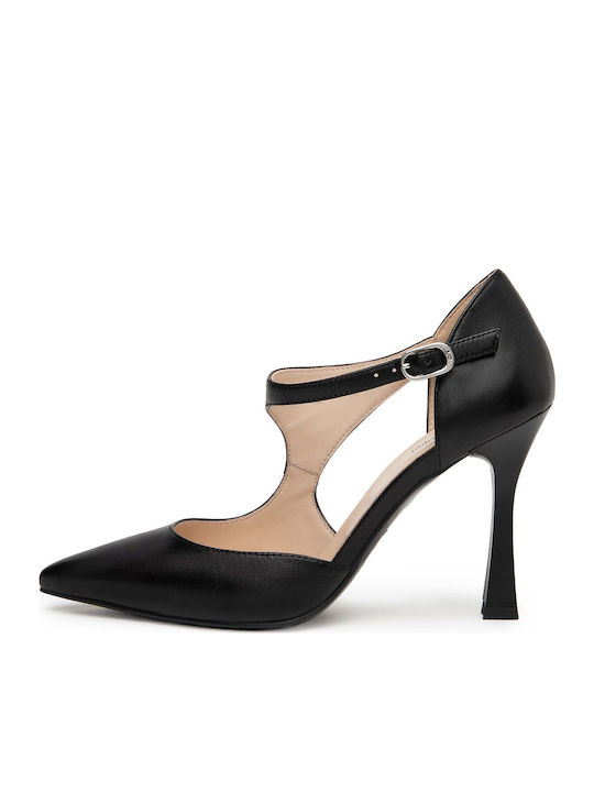 Black Heels with Strap