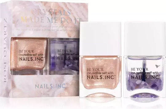 Nails Inc Crystals Made Me Do It Glossy Σετ Βερνίκια Νυχιών 84.00 14ml