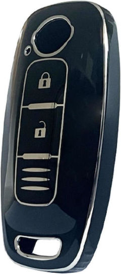 Protective TPU Smart Key Cover for Nissan Type 2 Buttons