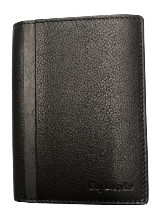 Guy Laroche Leather Men's Wallet with RFID Black Brown 38103
