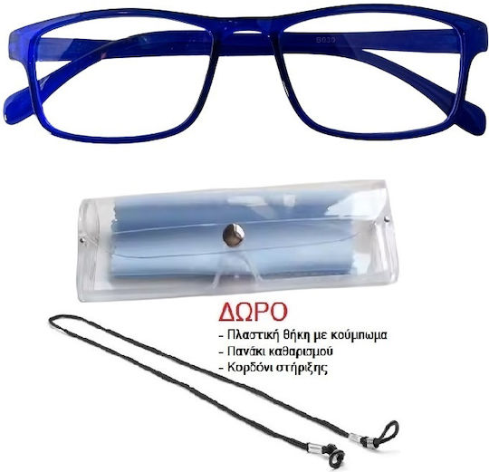 Panora Reading Glasses +2.00 in Blue color 14075