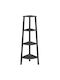 Vasagle 4-Tier Corner Shelf Bookcase or Plant Stand Grey Black