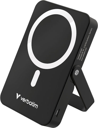 Verbatim Charge ‘n’ Go MagSafe Power Bank 10000mAh 15W Черен