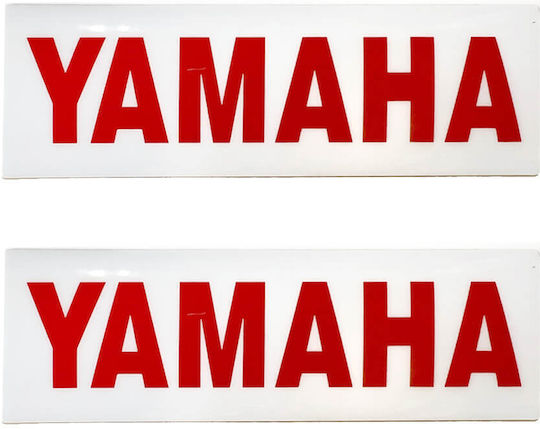 Qtr Yamaha 3D Aufkleber 11,5 x 3,5 cm 2 Stück