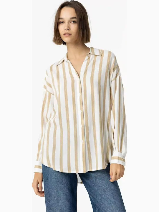 Women's Long Sleeve Shirt White Sand