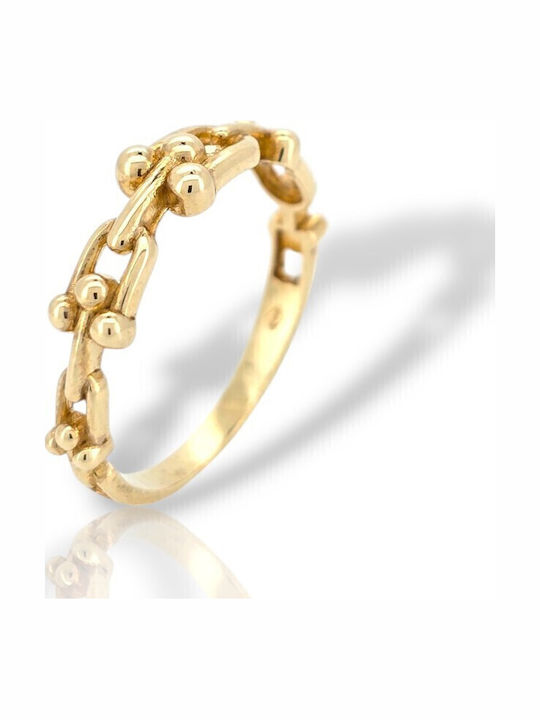 Mentzos Дамски Пръстен от Злато 14K