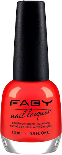 Faby Glossy Βερνίκι Νυχιών Lucky Coral 15ml