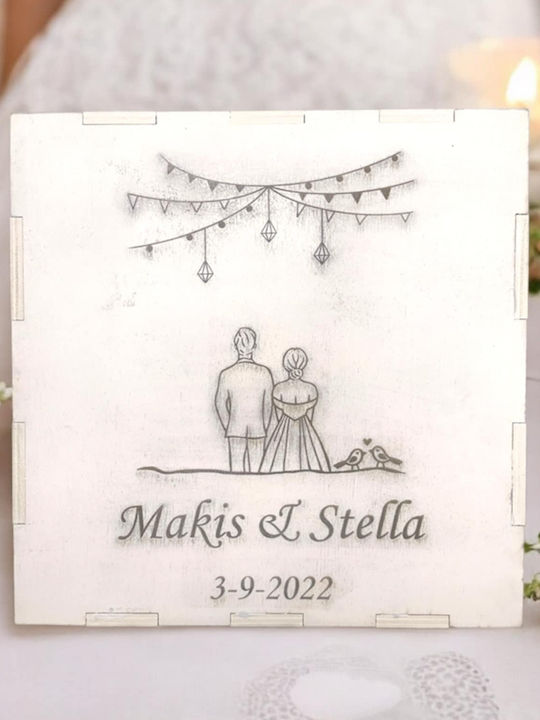 Wedding Memory Box 25x25x8εκ Dw-6