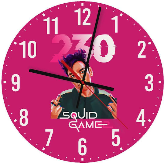 Squid Game 2 Thanos 230 Wooden Wall Clock 30cm