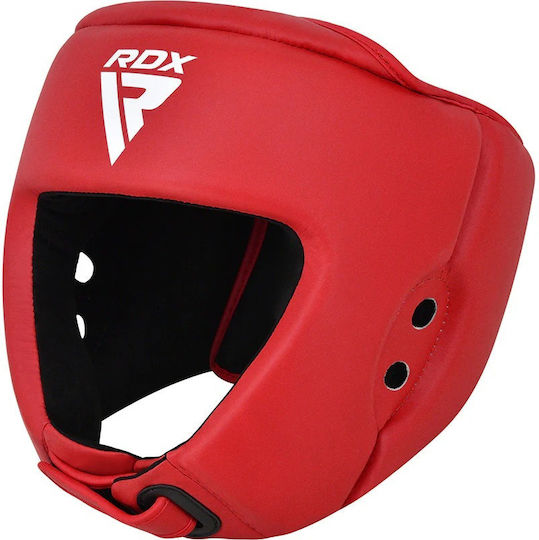 RDX Căști de box Adulți Față întreagă Din piele Roșu
