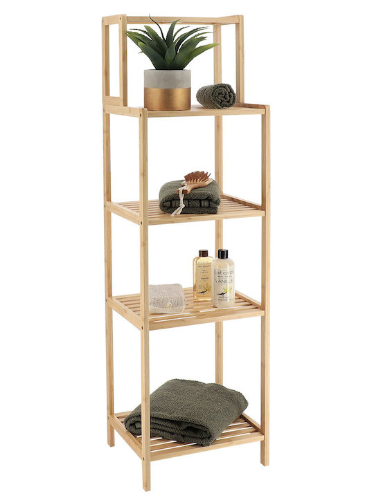 5-Tier Floor Shelf 35x30x125 T-d Bamboo 98228195 35x30x125