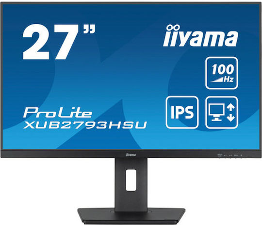 Iiyama ProLite XUB2793HSU-B7 IPS Monitor 27" FHD 1920x1080 mit Reaktionszeit 1ms GTG