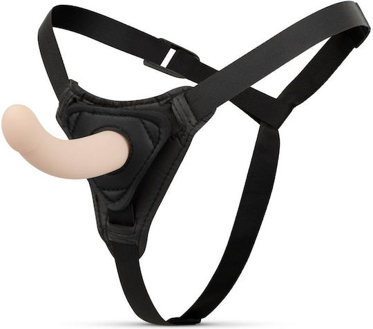Easytoys Strap On din Silicon Bej 13,5 cm