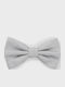 Boss Bow Tie Jacquard Structure H-b.tie Bigiotto 242 Silver Bow Ties Male Silver 50539004-041
