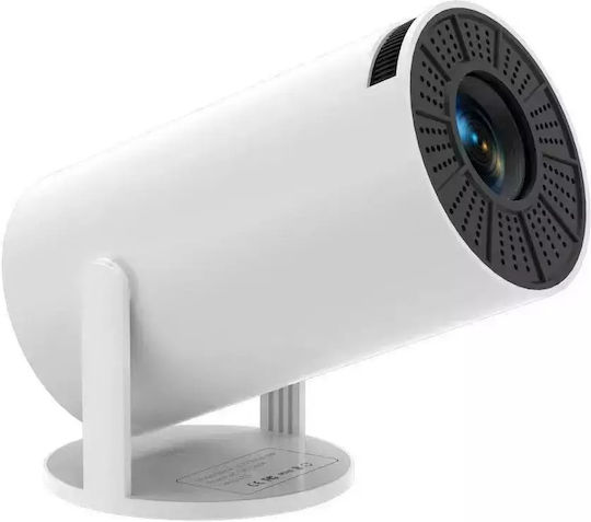 Kiano Relax Mini Projektor LCD HD LED-Lampe mit Wi-Fi und Eingebauten Lautsprechern Weiß