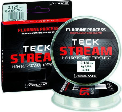 Colmic Teck Stream 50m Fluorine Angelschnur 0,165m
