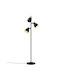 Opviq Spotkafasi Floor Lamp H162xW37cm. with Socket for Bulb E14 Black