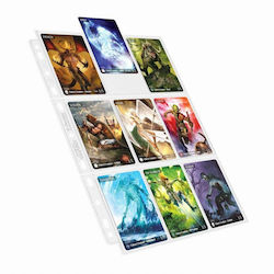 Ultimate Guard Clear Top-load 9-Pocket Card Pages 9-Pocket Transparent