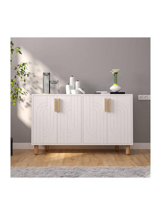 Bufet Rodney White-oak 120x29.6x73.6cm