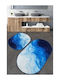 L'Εssentiel Maison Σετ Πατάκια Μπάνιου 510CHL1180 Black-blue 2τμχ