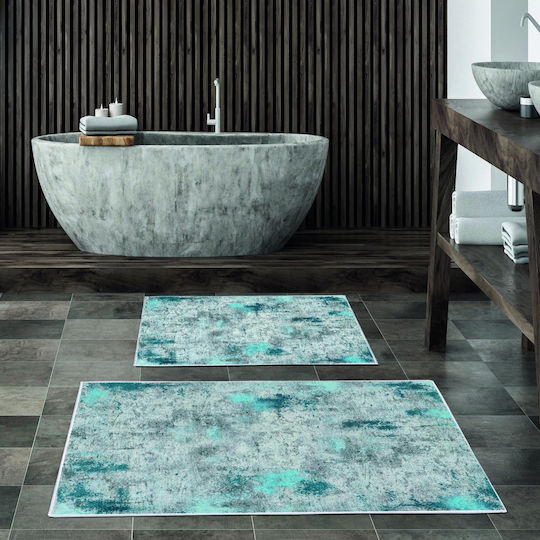 L'Εssentiel Maison Σετ Πατάκια Μπάνιου 299ANR1653 Blue 2τμχ