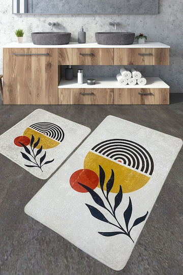 L'Εssentiel Maison Set Badematten Synthetisch,Polyester/Cotton/Leather Rechteckig 510CHL1189 Multi 2Stück