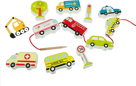 Andreu Toys Spiel mit Schnüren aus Holz