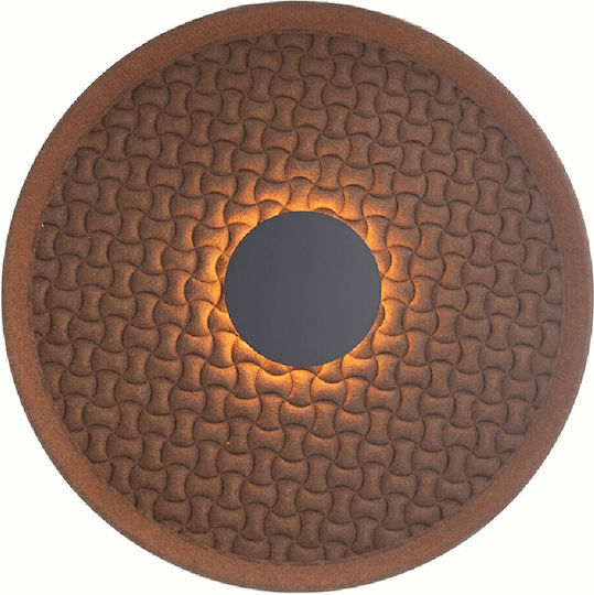 Sun Light Lamp Wall Brown 45.5cm