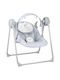 FreeOn Електрически Релакс Бебе Люлка Snuggy Swing с Музика Light Grey Stars за Дете до 9кг