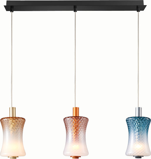 Sun Light Pendant Light Black 80x180x180cm