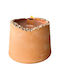 Sojakerze Glamour Behälter 447fld1134 7x10x7cm Orange Aberto Design Zement