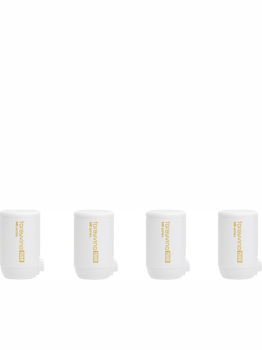 Toray Water Filter Replacement for Faucet made of Activated Carbon Torayvino 0.1 μm 4pcs