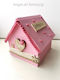 Wooden House-Shaped Money Box