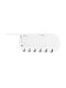 Hanah Home Wandhalterung Metall 6 Haken Weiße 84x28,5x15,5cm