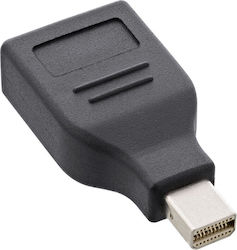 Adapter Mini Display Port M Display Port F Bidirectionall 3840x2160@60hz Intos 17196b