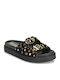Carmela Leather Women's Flatform Sandals Black