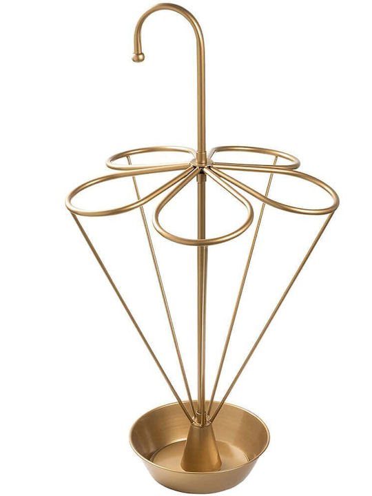 Ομπρελοθήκη 247hfm1217 40x40x76cm Gold Aberto Design Μέταλλο