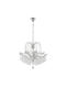 Agora Lighting Πολυέλαιος 5xE14 Ø51cm με Κρύσταλλα Elica Crystal Chandelier PD-ELICA-5-CH