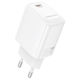Borofone Charger Without Cable with USB-C Port 30W Power Delivery / Quick Charge 3.0 Whites (BN28)