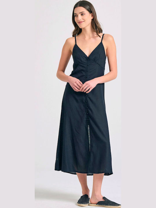 Funky Buddha Summer Midi Dress Black FBL011-106-13-Black | Skroutz.mt