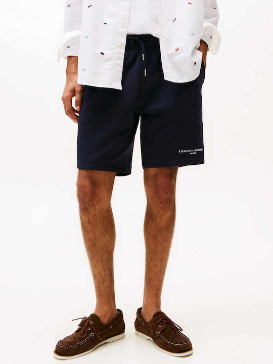 Tommy Hilfiger Ανδρική Βερμούδα Μπλε Σκούρα