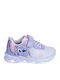 Stitch Kids Sneakers Anatomic with Hoop & Loop Closure and Lights Lilac